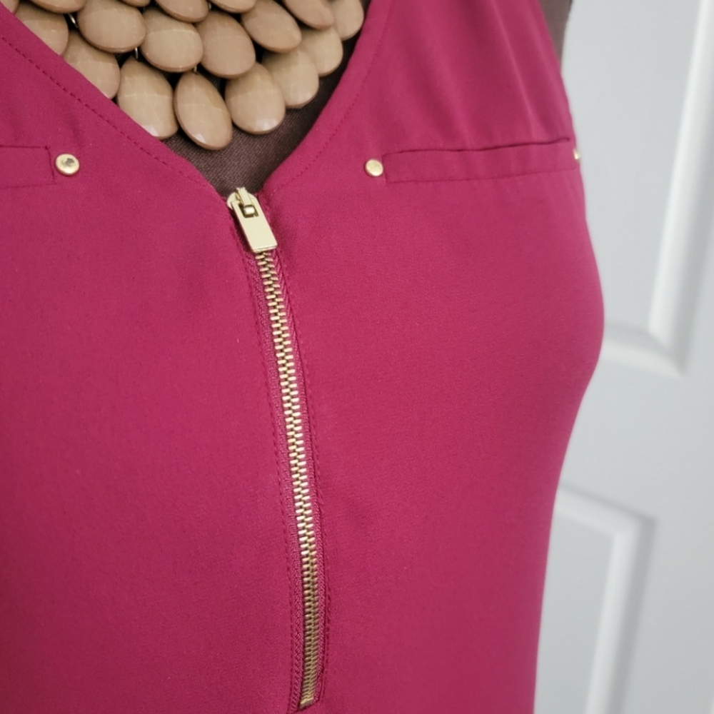 Express Wine Colored Top - Picture 2 of 4
